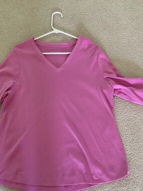 Chicos pink-lavender color top 3